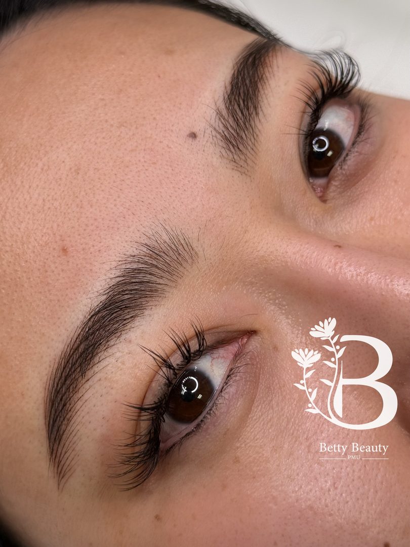 Healed nanobrows by Betty Beauty PMU in Los Angeles